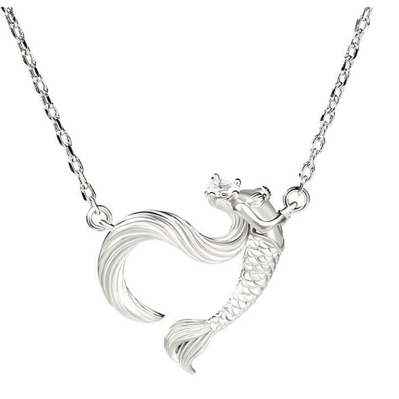 Jeulia dancing by the moonlight mermaid necklace - Picture 1 of 2